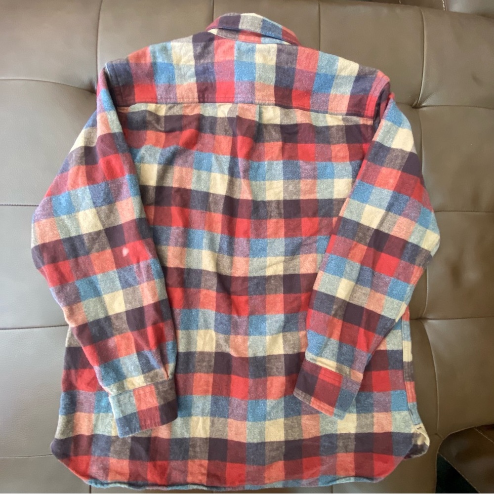 L.L. Bean Multicolor Plaid Shirt - Picture 6 of 7